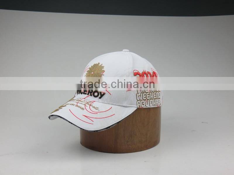 high quality racing baseball cap and hat