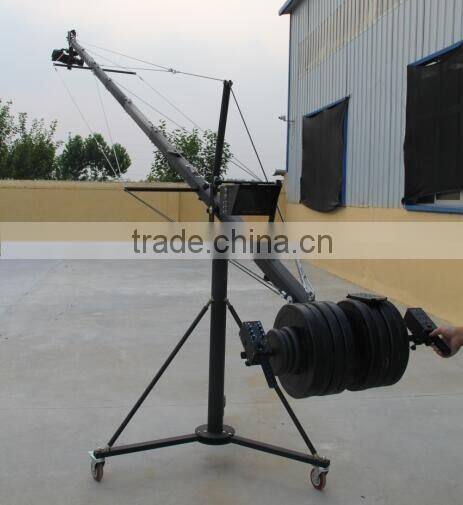 Professional motorized head 10m(33ft) octagonal crane jimmy jib video crane for sale