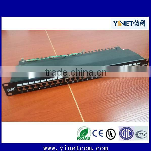 Hot Sale Wall Mount Utp Cat5e/Cat6 Patch Panel 12 24 Port