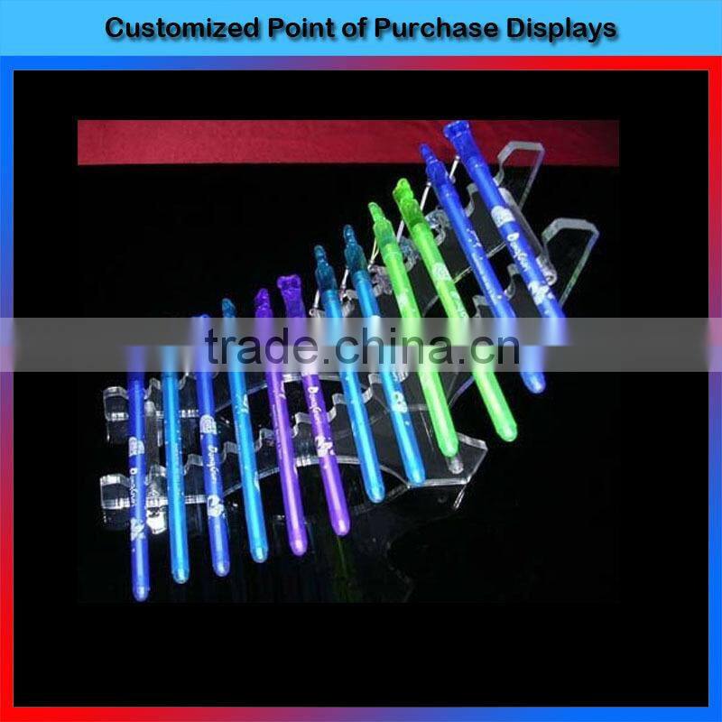 Creative custom design retail acrylic pen display stand