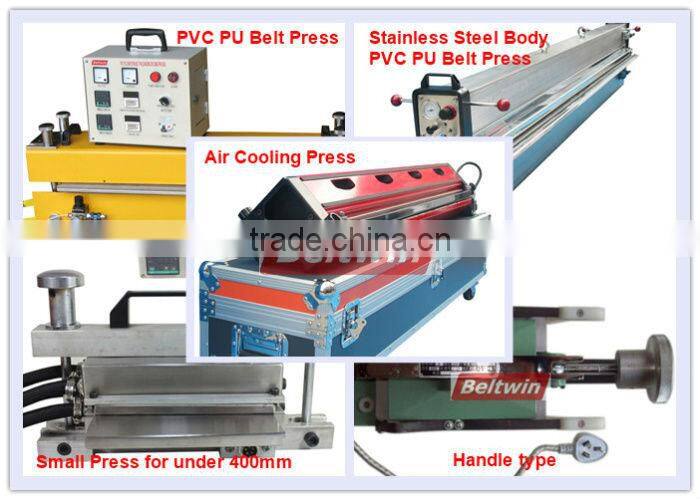 Beltwin stainless steel pvc pu belting hot air vulcanization equipment