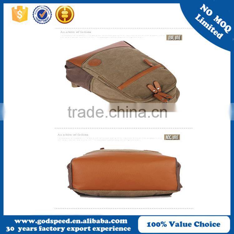 Wholesale OEM production lesiure canvas backpack