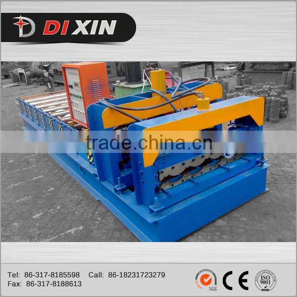 DIXIN-hydraulic uncoiler/decoiler with coil car for 10 tons coil