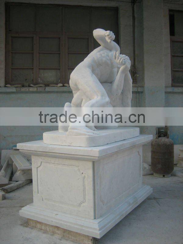 famous white marble cherub and angle statues