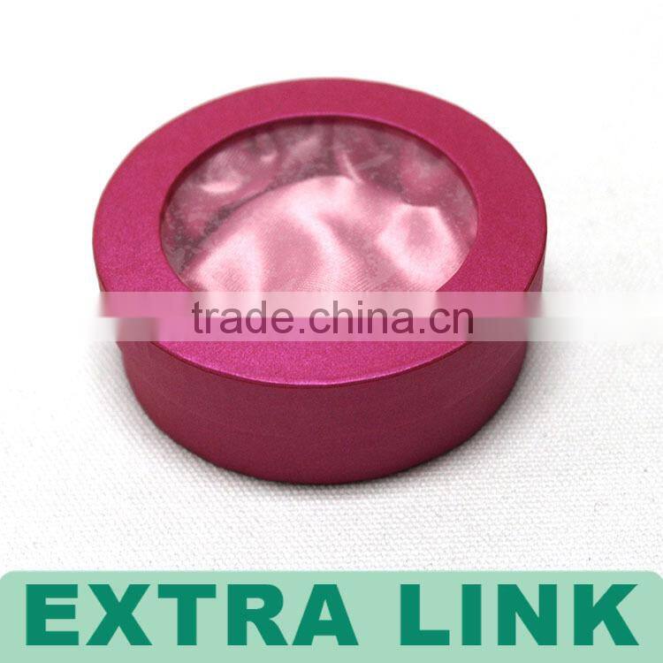 customized recycle Cheap high quality Bracelet round box with windows