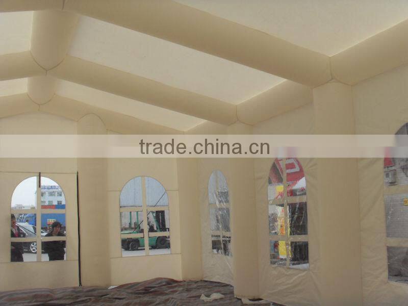 Red side inflatable marquee/party tent/inflatable tent