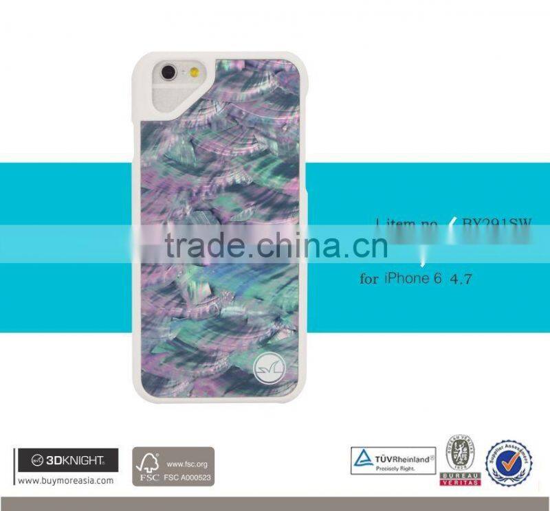 2016 Luxury Mobile Phone Cover Case for iphone 6 6plus Real Seashell