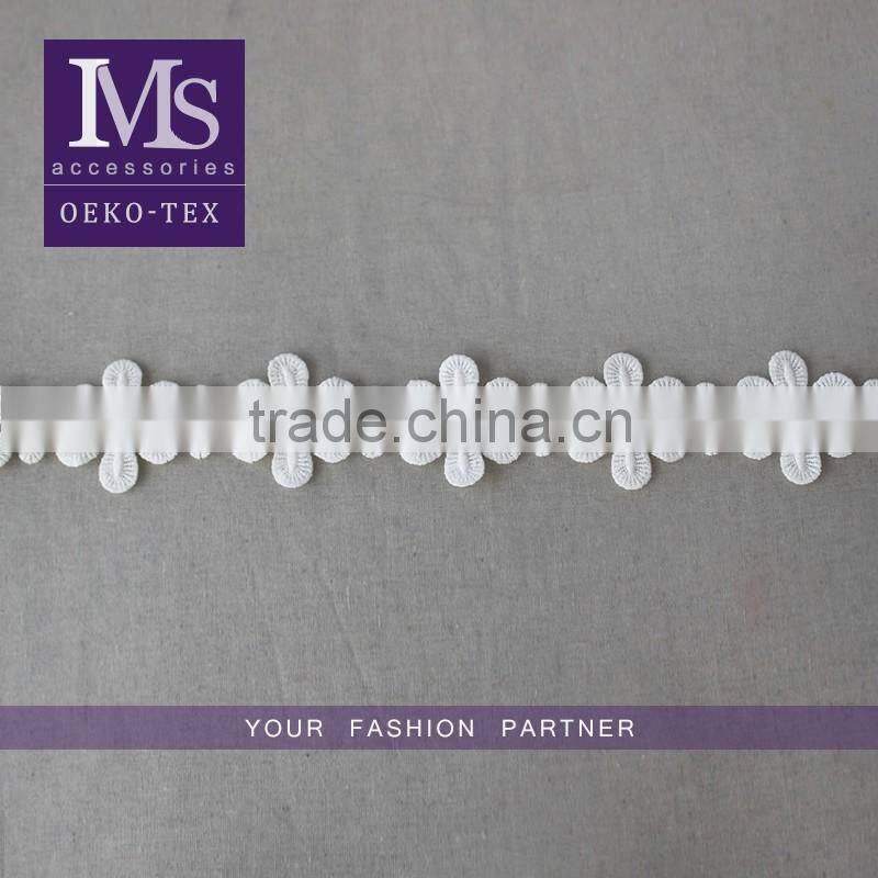 Lace Product Type scallop shaped cotton necklace, cotton crochet lace collar