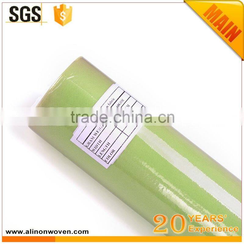 small roll pp nonwoven No.3 Apple Green (60g x 0.6m x18m)