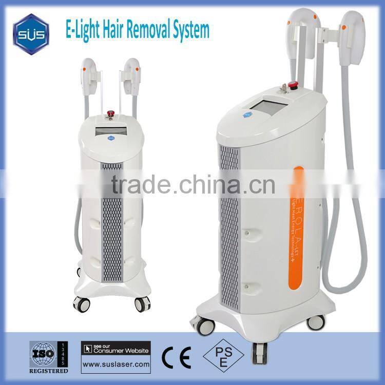 SUS Factory price IPL SHR Elight / IPL/ RF / laser Hair Removal System