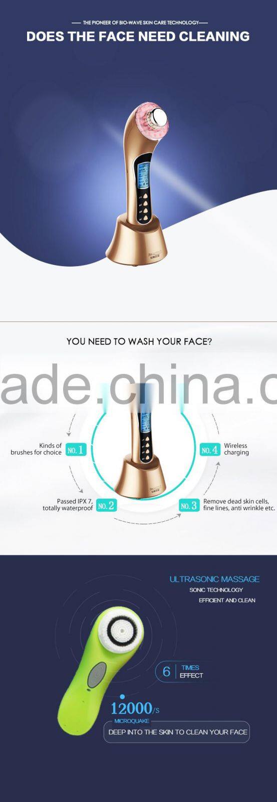 Hot China Products Wholesale multifunctional facial beauty machine