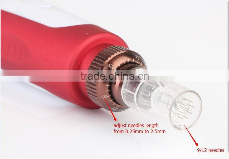 NL-EDP01New Hot Derma Pen ! Electronic red auto derma pen for stretch mark treatment