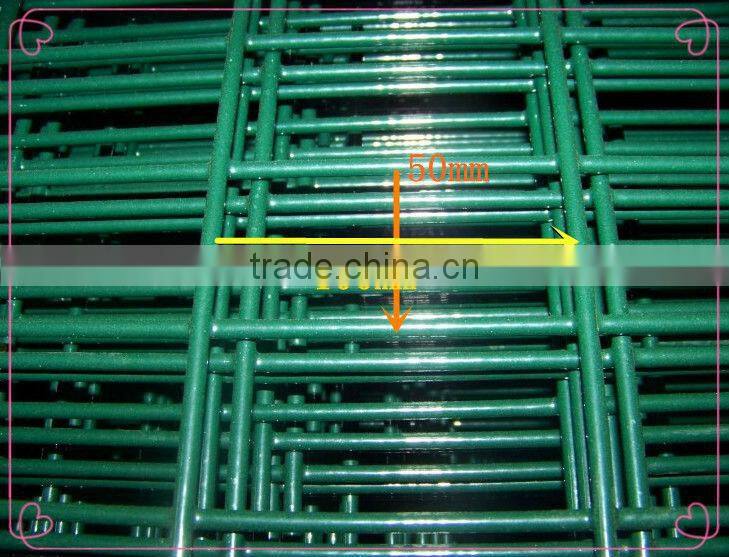 Welded Wire Fence 50*100mm PVC coated modular fence panels