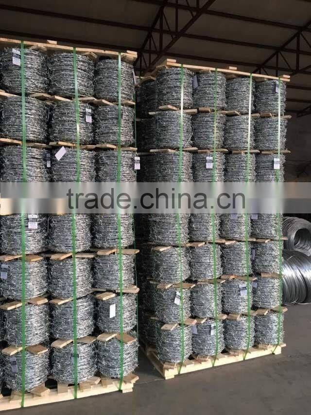 Beer fence top use High Tensile barbed wire 500m roll of 1.57mm