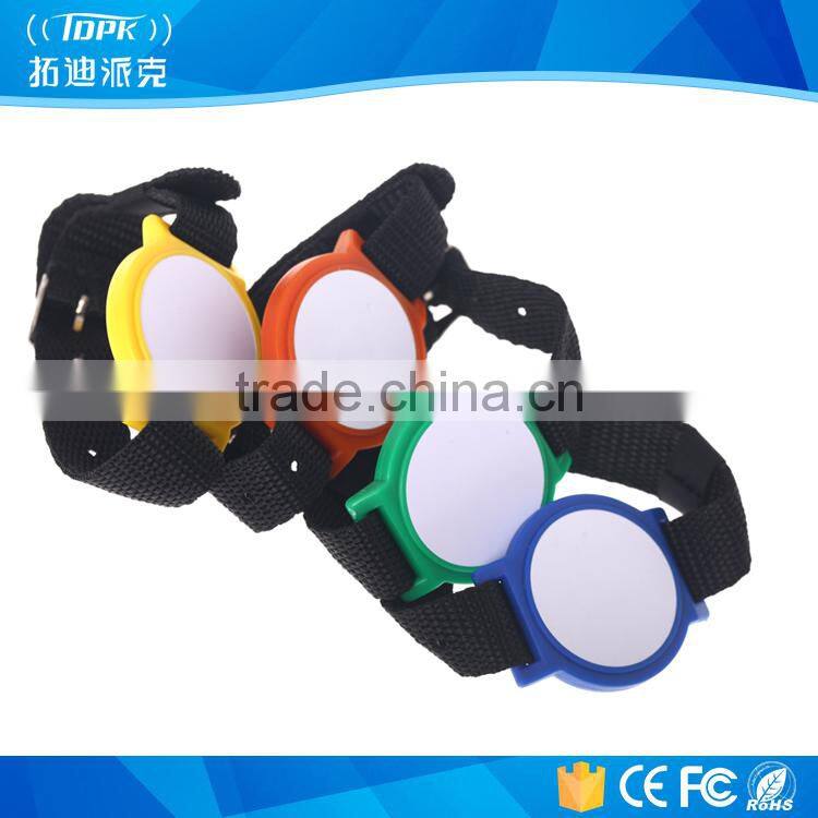 Custom bands professional tk4100 nylon rfid wristband