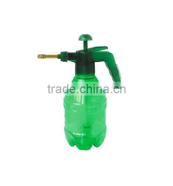 1.5L plastic Transparent Pressure trigger Sprayer for home and garden
