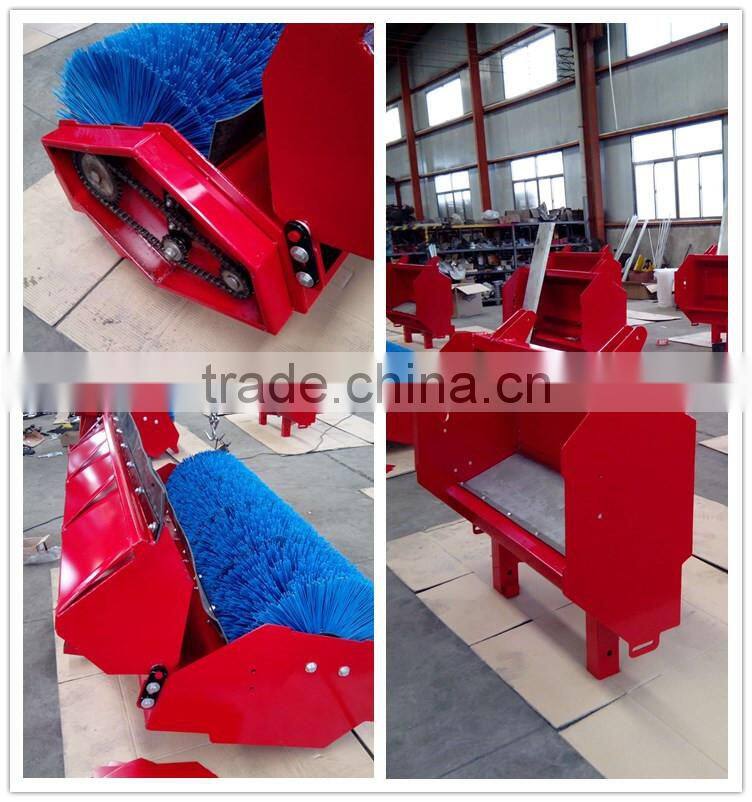 Road Maintenance manual tractor mounted snow sweeper