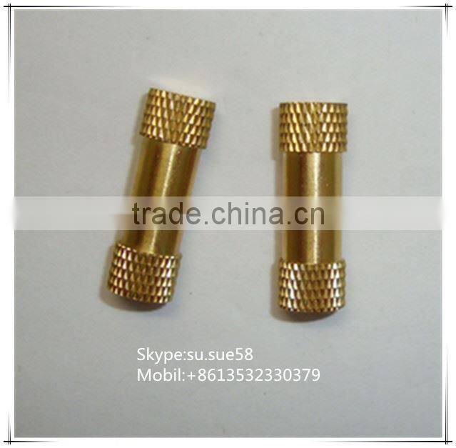 Fatory supplier brass kunrled inserts nuts