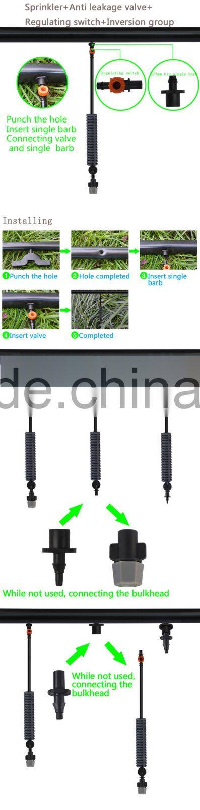 mist sprinkler,garden sprinkler/single atomizer,direct factory