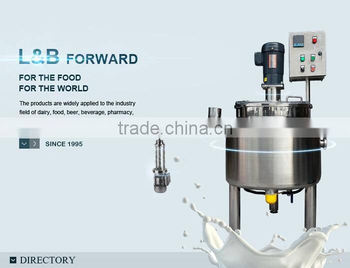 Mixing Machine with Bottom Homogenizer