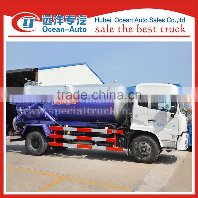 2015 competitive price of dongfeng sewage sucking trucks/sewage trucks on sale