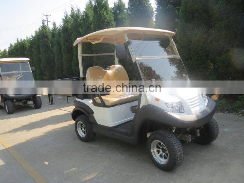 2 seater New Electric Golf Car with rear cargo