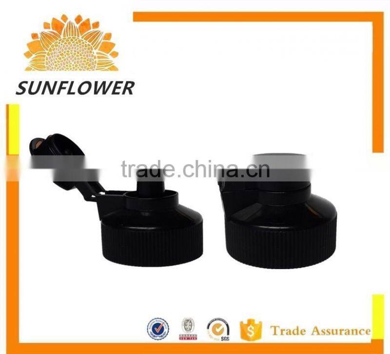 28mm Colorful plastic flip top cap/ bottle cap/pull push cap