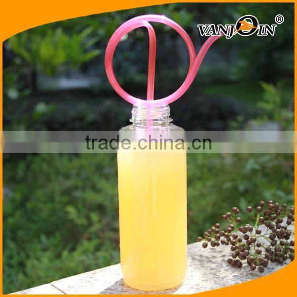 Fully Editable Juice Plastic Screw-Top Bottles