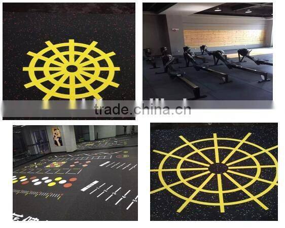 Sound Insulation Rubber Flooring for Fitness Room/Gym Rubber Flooring