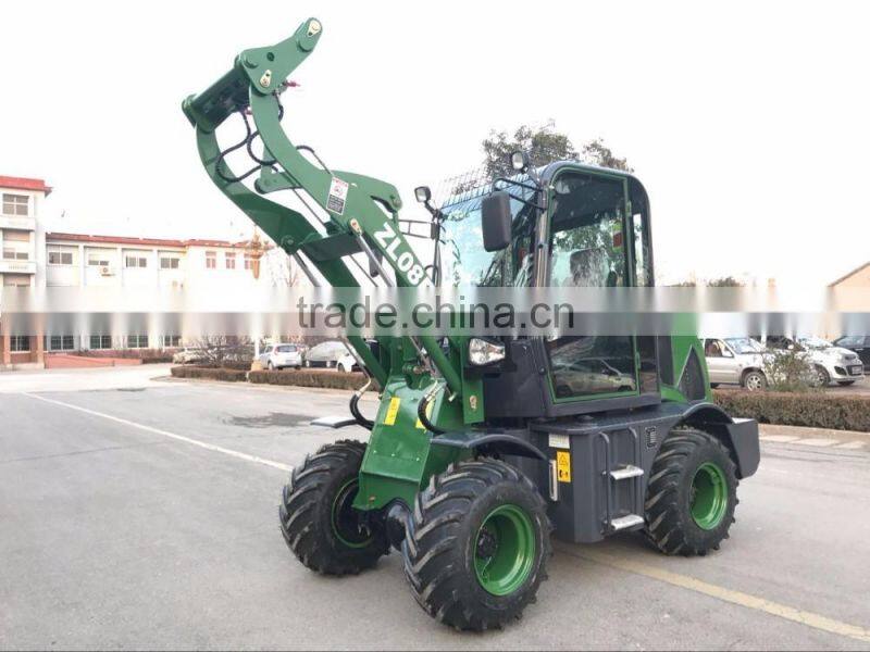 Newest 0.8ton mini loader ZL08F with cheap price