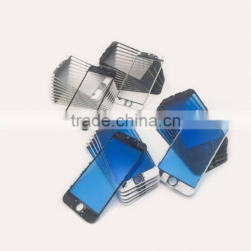 LCD Touch Screee front cover lens glass with Cold Press Frame for iphone 6 series for phone repairing