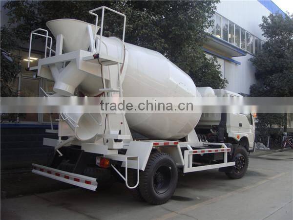 right hand drive 4m3 mini concrete vibrating truck