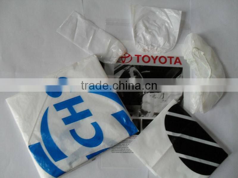 PE Clear Disposable Seat Covers For Cars /Full Set