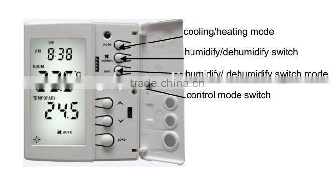 Top Dew-proof thermostat hydronic radiant floor cooling/heating AC system