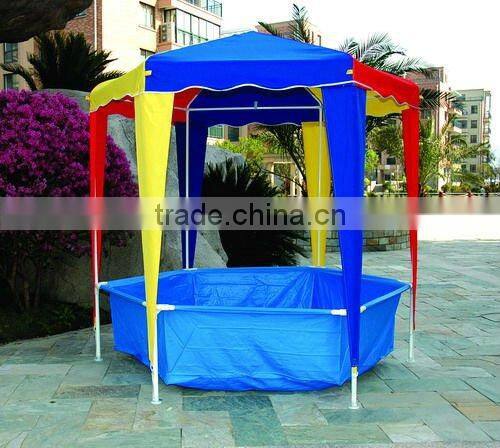90x90x90cm Children's Gazebo with swimming pool