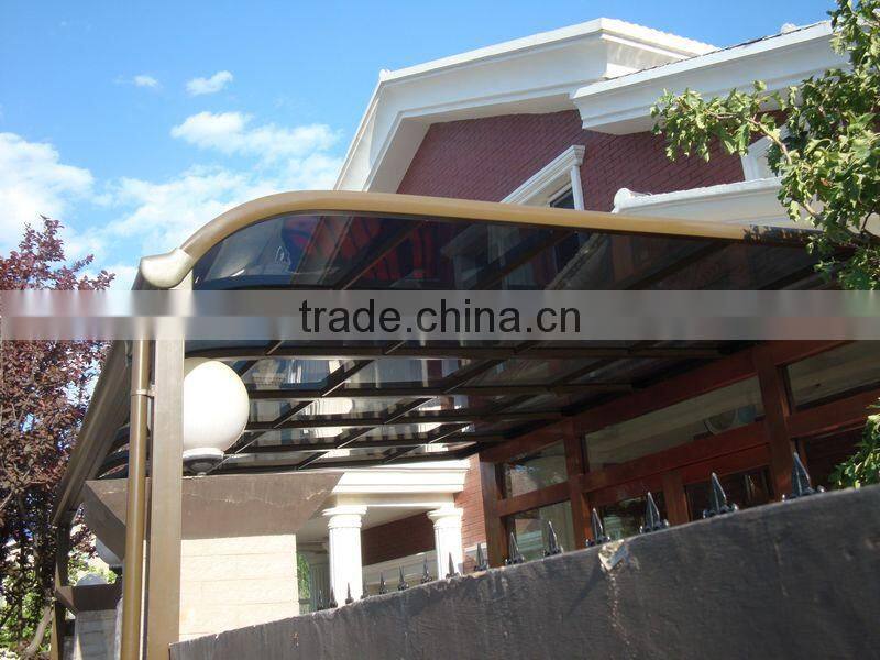 garden outdoor gazebo Balcony pergola pavilion with polycarbonate shed and Elegant design for sale