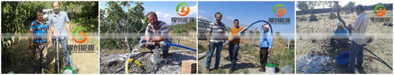 Solar water pump with PLC system controlling for 15KW electric submersible / surface water pump