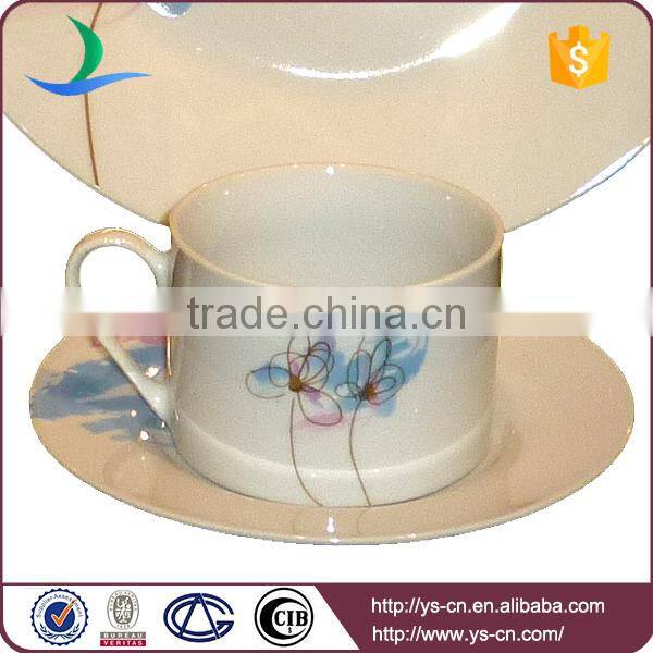 Hand Painted Fashional Disposable Tableware , decal printing square melamine tableware