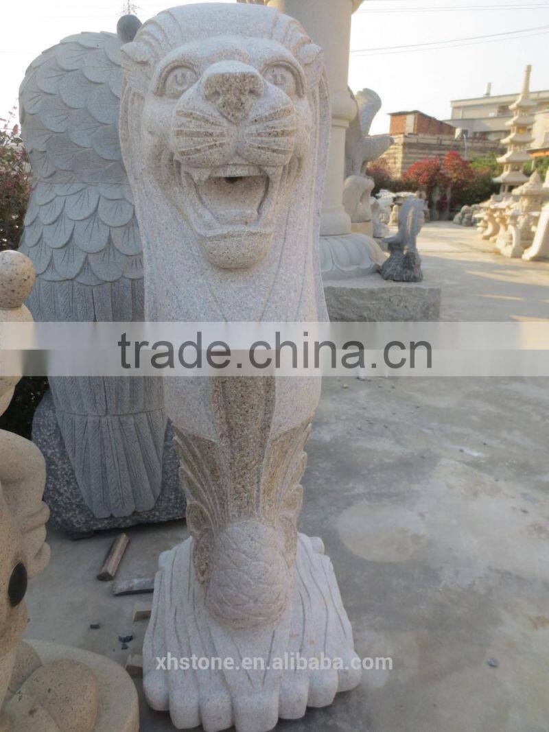 High quality granite merlion stone statue