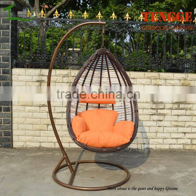 High quality wicker hanging chair outdoor swing sets for adults