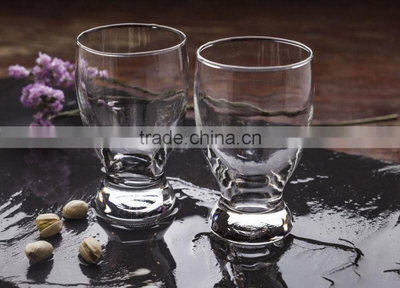 270ml clear glass cup for water and beverage