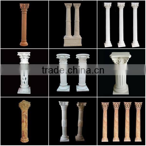 White Marble Roman Pillars for Sale