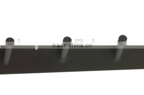 2016 Fashion Black Metal Hanging Over Door Coat Hooks