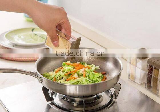 CY136 6 in 1 plastic spice holer Seasoning box