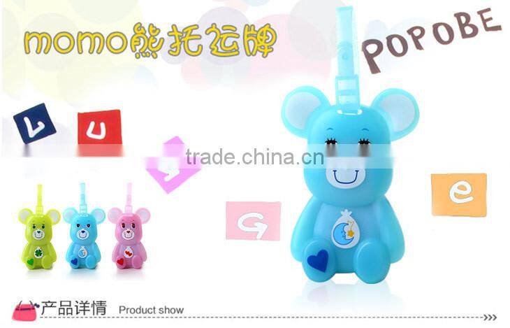 N146 factory supplier high quality hot sale cute cartoon custom brown bear shape luggage tag