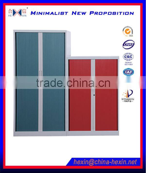 Tambour roller door file cabinet