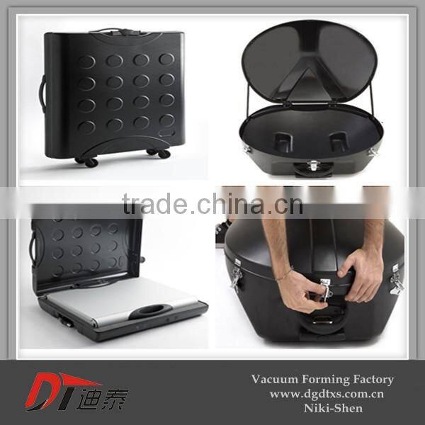 ABS plastic cosmetic cases by vacuum forming