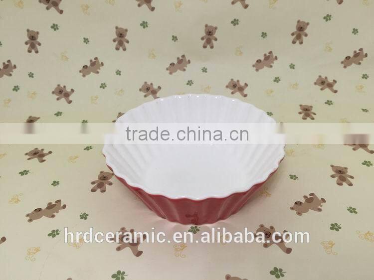 Stocked Porcelain color glazed dinner ceramic plate dishes