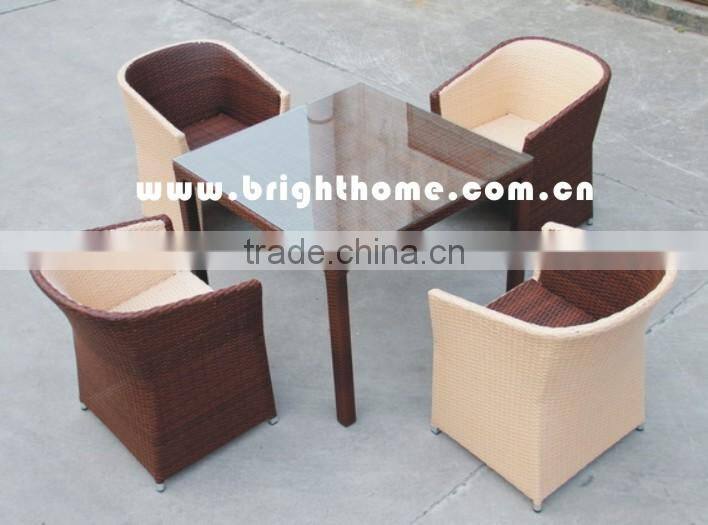 Restaurant Square DiningTable With attched Chair