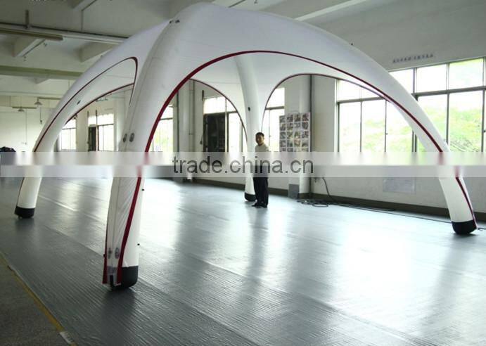 Inflatable geodesic 4 legs advertising tent